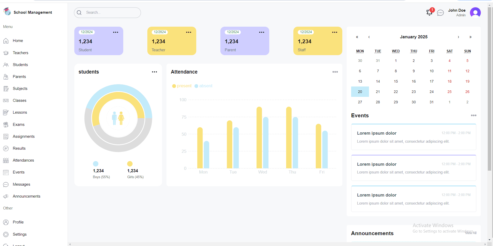 School Management System